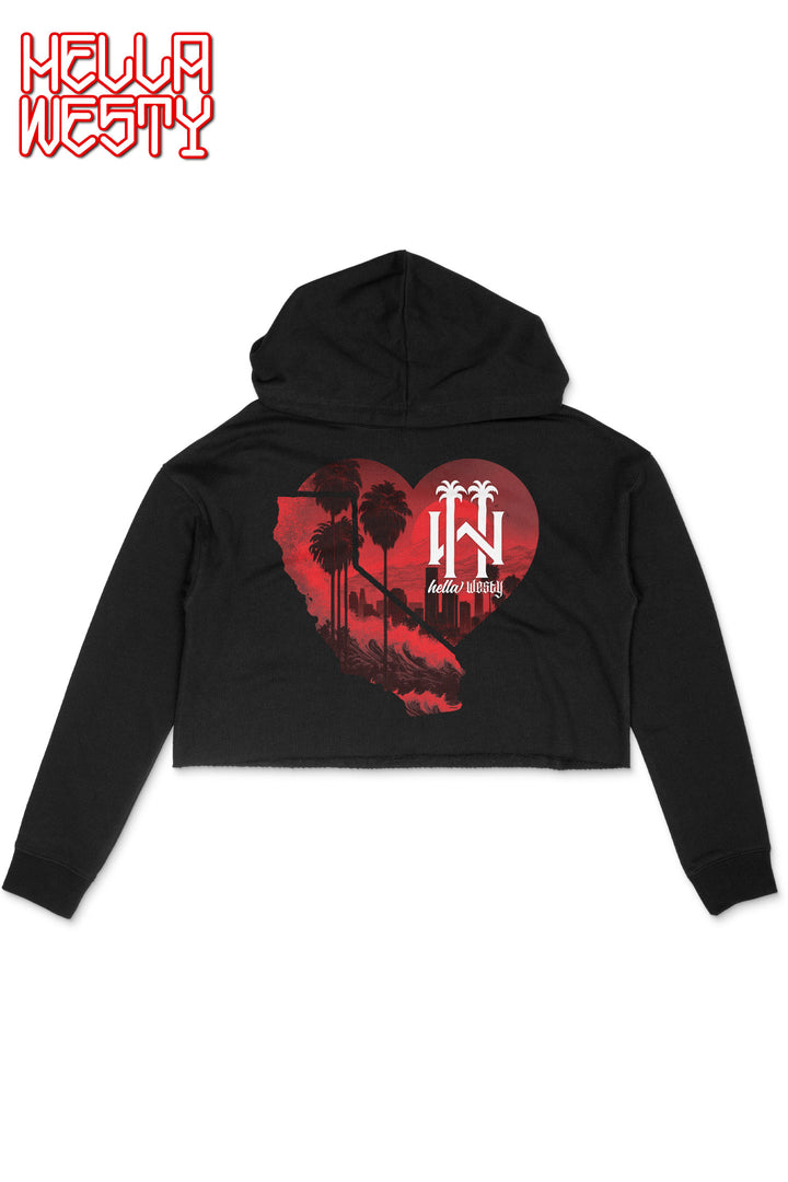 Cali Love Crop-Hoodie