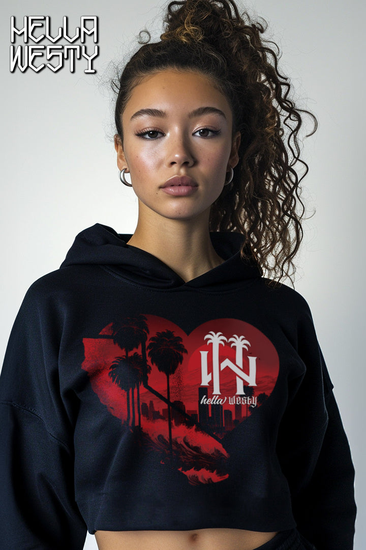 Cali Love Crop-Hoodie